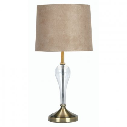 Oaks Lighting Hika Touch Table Lamp Antique Brass