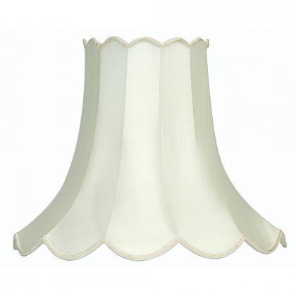 Oaks Lighting Scallop Shade Ivory - Various Sizes