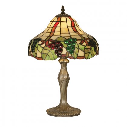 Oaks Lighting Tiffany Style Grapes II Table Lamp