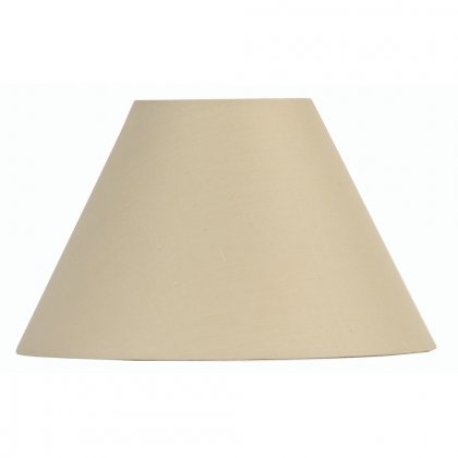 Oaks Lighting Cotton Coolie Shade Beige - Various Sizes