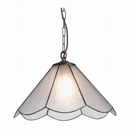 Oaks Lighting Tiffany Style Fermo Pendant Frosted