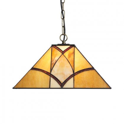 Oaks Lighting Tiffany Style Portia Pendant