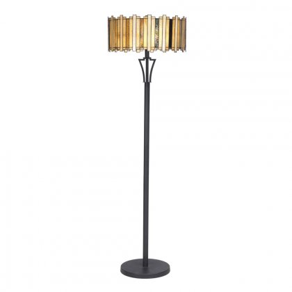 Oaks Lighting Tiffany Style Morton Floor Lamp