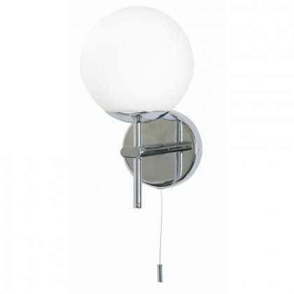 Oaks Lighting Mani Wall Light Chrome