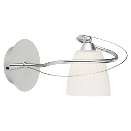 Oaks Lighting Leke Wall Light Chrome