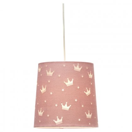 Oaks Lighting Decorative Ceiling Shade Crowns Pink