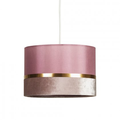 Oaks Lighting Thun Drum Non-Electric Pendant Pink