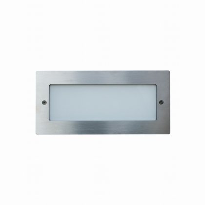 Oaks Lighting Brick Outdoor Wall Light 120 x 250 x 250mm Stainless Steel