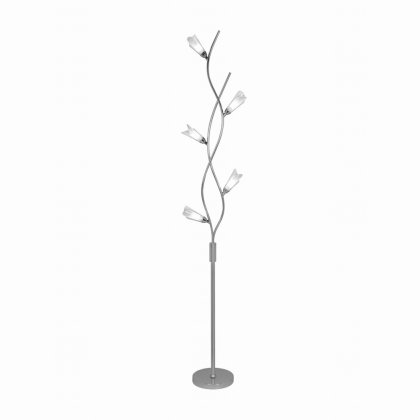 Oaks Lighting Sare 5 Arm Floor Lamp Chrome