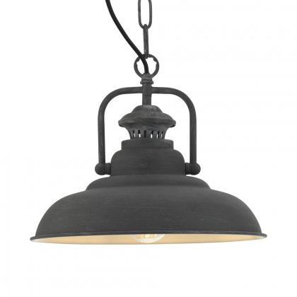 Oaks Lighting Sten Pendant Concrete