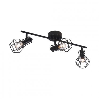 Oaks Lighting Kersen 3 Bar Spot Light Black