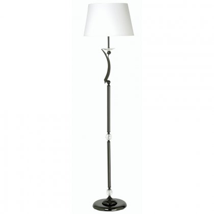 Oaks Lighting Wroxton Floor Lamp Titanium