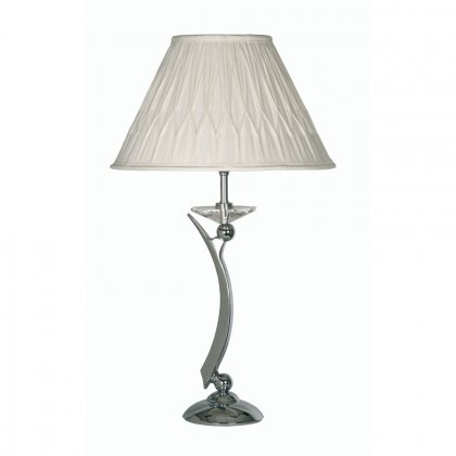 Oaks Lighting Wroxton Table Lamp Chrome