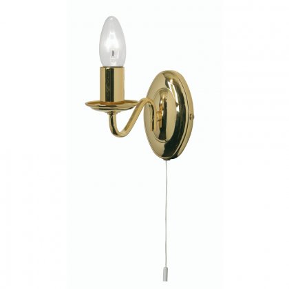 Oaks Lighting Nador Single Wall Light Gold