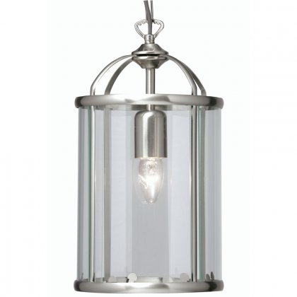 Oaks Lighting Fern 1 Light Lantern Style Pendant Antique Chrome