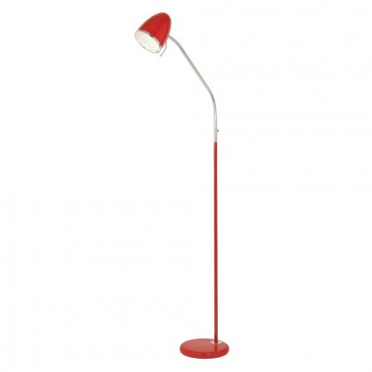 Oaks Lighting Madison Floor Lamp Red