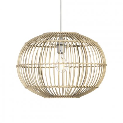 Oaks Lighting Bishan Natural Rattan Non-Electric Pendant