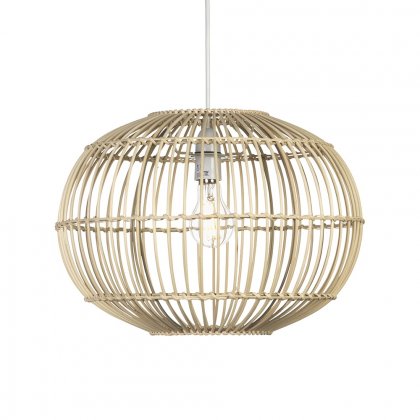 Oaks Lighting Bishan Natural Rattan Non-Electric Pendant