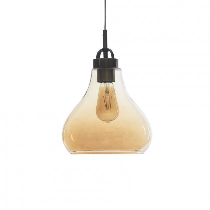 Oaks Lighting Turua Pendant 335 x 245mm Antique Brass