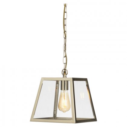 Oaks Lighting Riga Single Pendant Antique Chrome