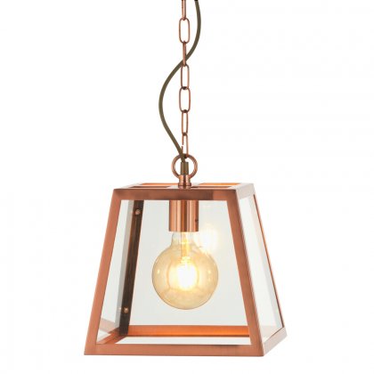 Oaks Lighting Riga Single Pendant Copper