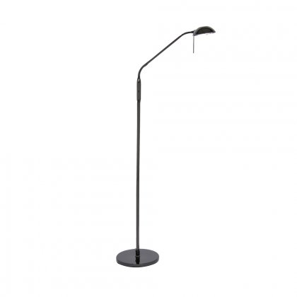 Oaks Lighting Metis Floor Lamp Black Chrome