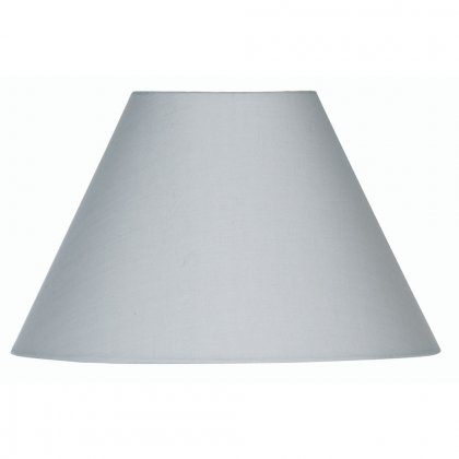 Oaks Lighting Cotton Coolie Shade Soft Grey - Various Sizes
