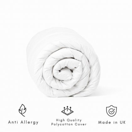High Quality Hollowfibre Duvet 13.5 Tog - Single