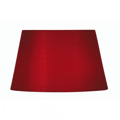 Oaks Lighting Cotton Drum Shade Red - Various Sizes