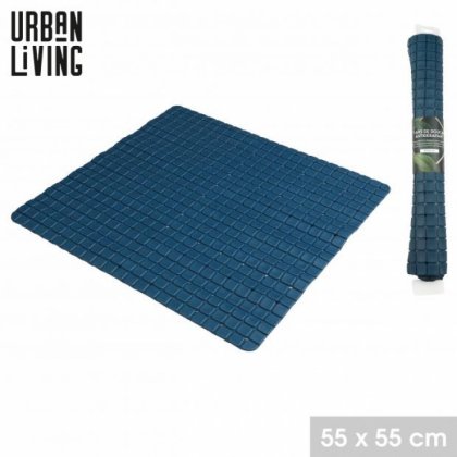 Urban Living Non-Slip Shower Matt - Dark Sapphire