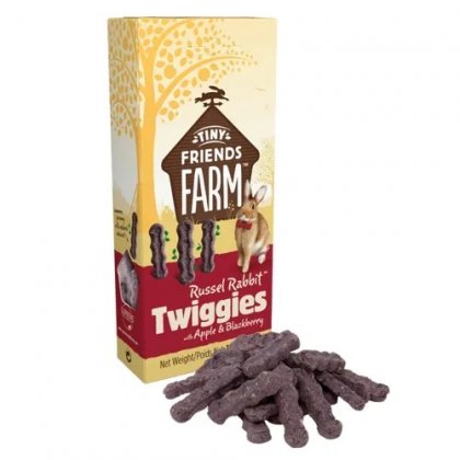 Tiny Friends Supreme Russel Rabbit Twiggies - Apple & Blackberry 100g