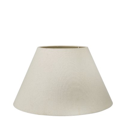 Pacific Lifestyle Seychelles Cream Slubby Cotton Empire Lampshade 30cm
