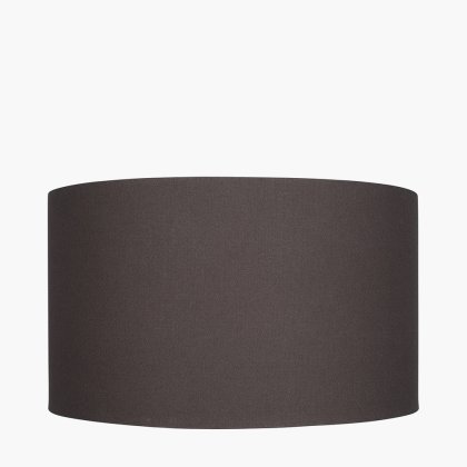 Pacific Lifestyle Henry Handloom Cylinder Lampshade 40cm - Grey