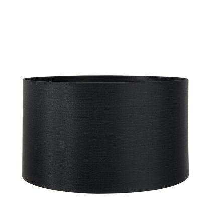 Pacific Lifestyle Zara Silk Lined Cylinder Lampshade 40cm - Black