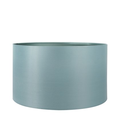Pacific Lifestyle Zara Silk Lined Cylinder Lampshade 40cm - Duck Egg