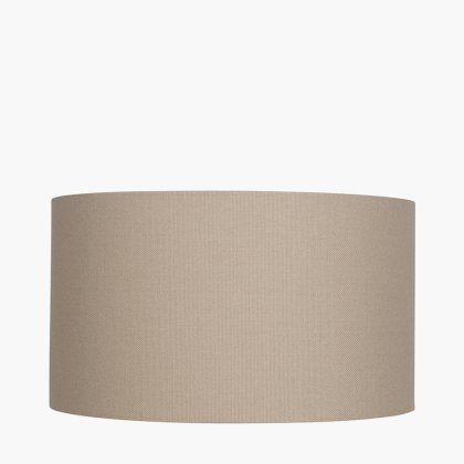 Pacific Lifestyle Henry Handloom Cylinder Lampshade 45cm - Taupe