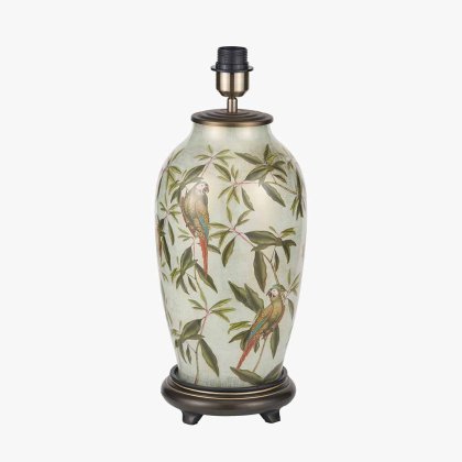 Pacific Lifestyle Parrot Glass Table Lamp Base - Tall