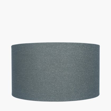 Pacific Lifestyle Bassey Steel Glitter Cylinder Poly Cotton Lampshade 35cm
