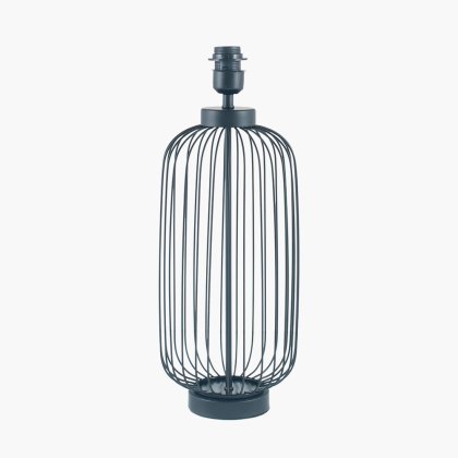 Pacific Lifestyle Dania Metal Wire Tall Table Lamp Base - Matt Black