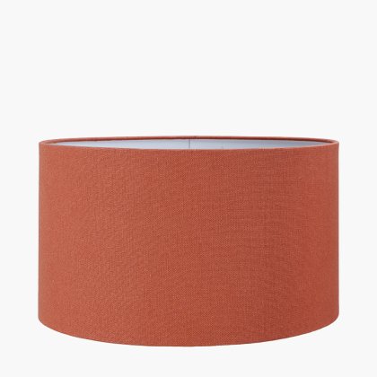 Pacific Lifestyle Henry Handloom Cylinder Lampshade 35cm - Tobacco