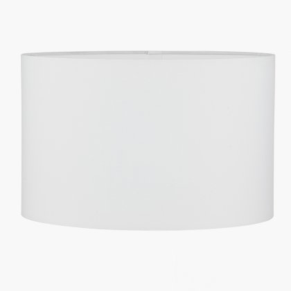 Pacific Lifestyle Mia Oval Poly Cotton Lampshade 40cm - Ivory