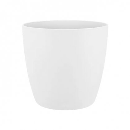 Elho Brussels Round Mini 7cm White Plant Pot