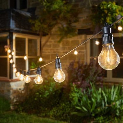 Eureka Decor Festoon LV String Lights Set of 10 - Warm White