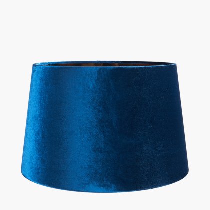Pacific Lifestyle Aida Sapphire Velvet Tapered Lampshade 40cm