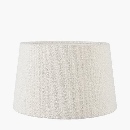 Pacific Lifestyle Martigues Boucle Tapered Lampshade 30cm - White