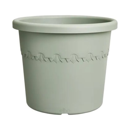 Elho Algarve Cilindro - 40cm Thyme Green Pot