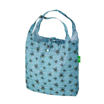 Eco Chic Blue Bumble Bee Shopper