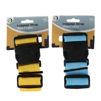 Vacay Luggage Strap 5cm x 1.8m (Assorted Colours)