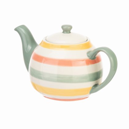 Siip Multi Stripe Autumn 6 Cup Teapot