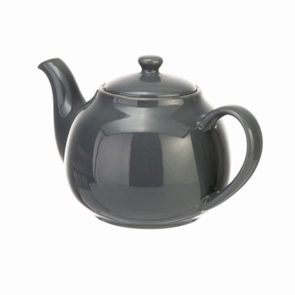 Siip Solid Glaze 6 Cup Teapot - Grey